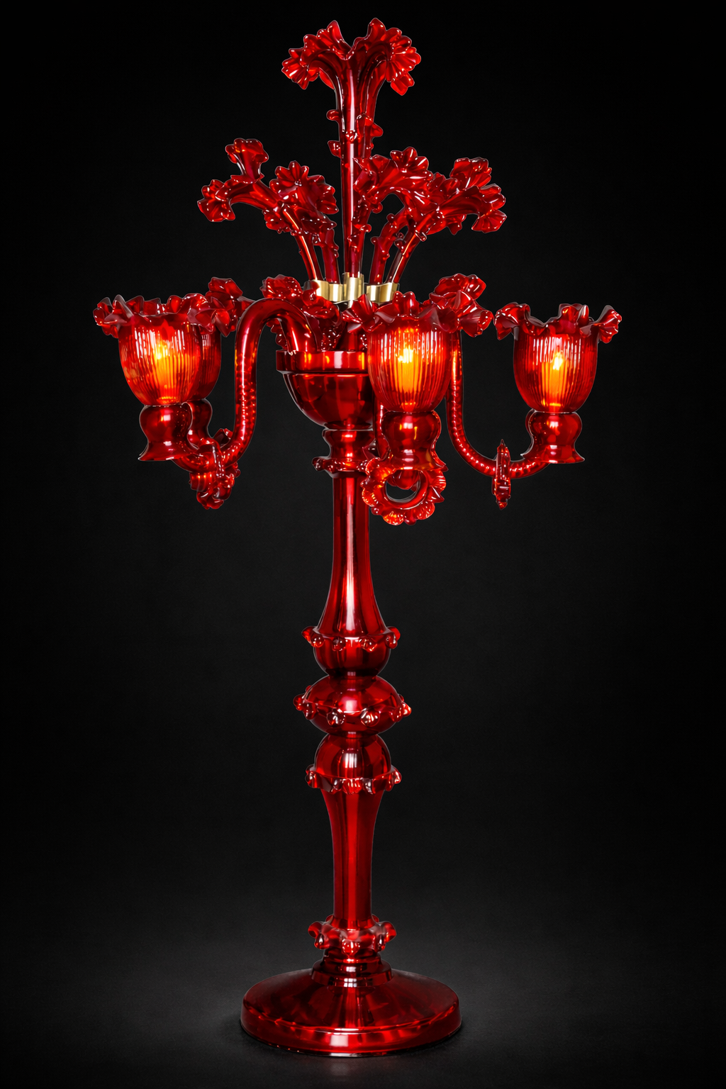 Gulzar Ruby Floor Chandelier