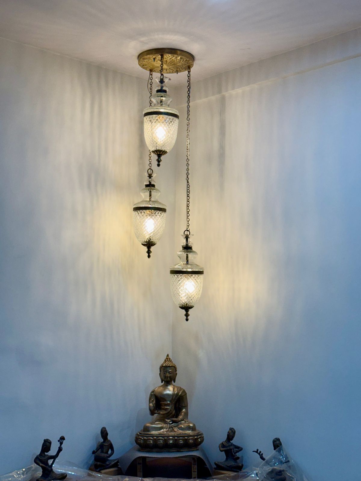 Heritage Hanging & Wall Lighting Installation — Lucknow Private Residence · Lucknow, Uttar Pradesh · Samrat Glass Emporium — detail 6