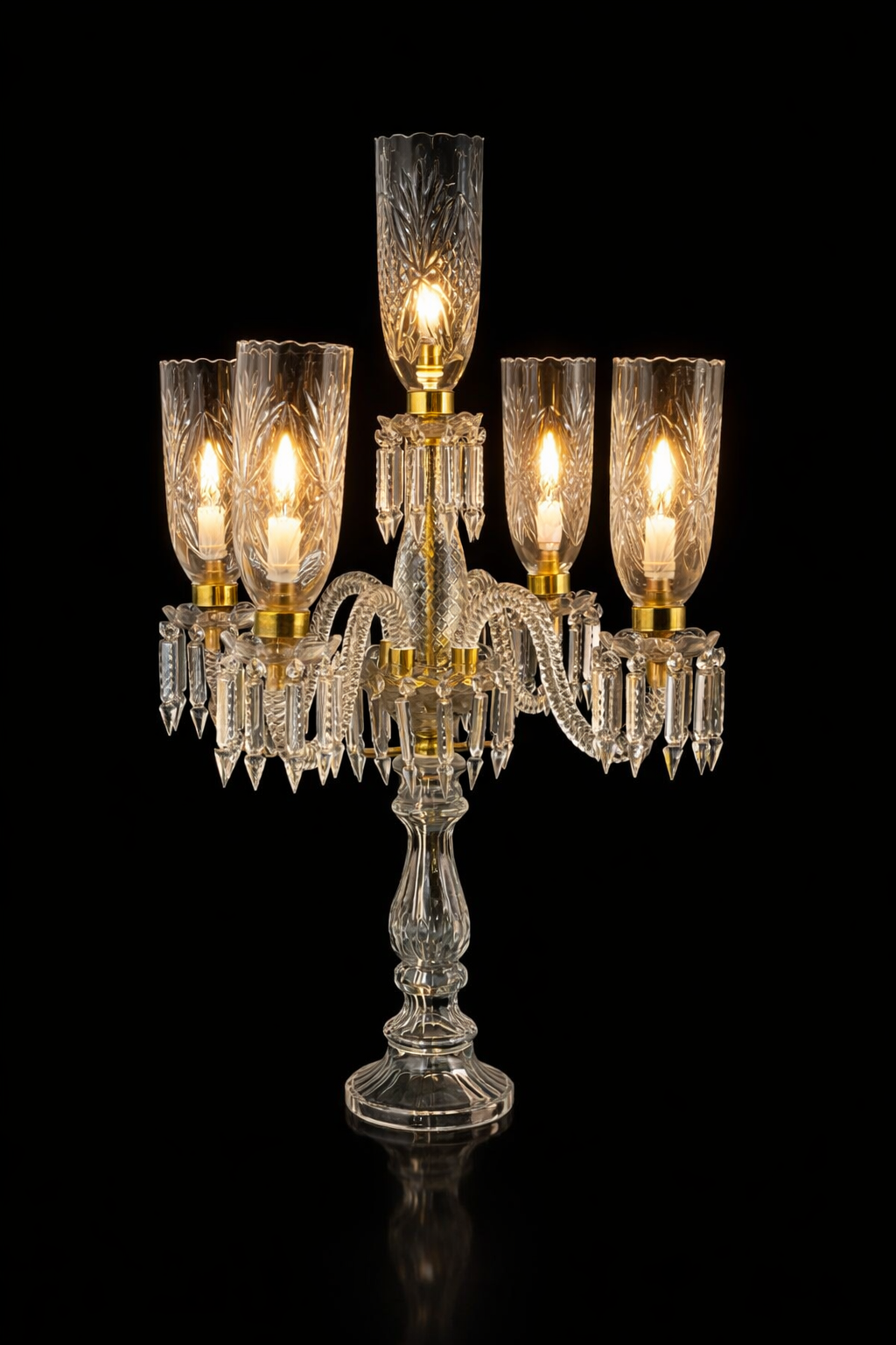 Noor Mahal Prism Table Chandelier