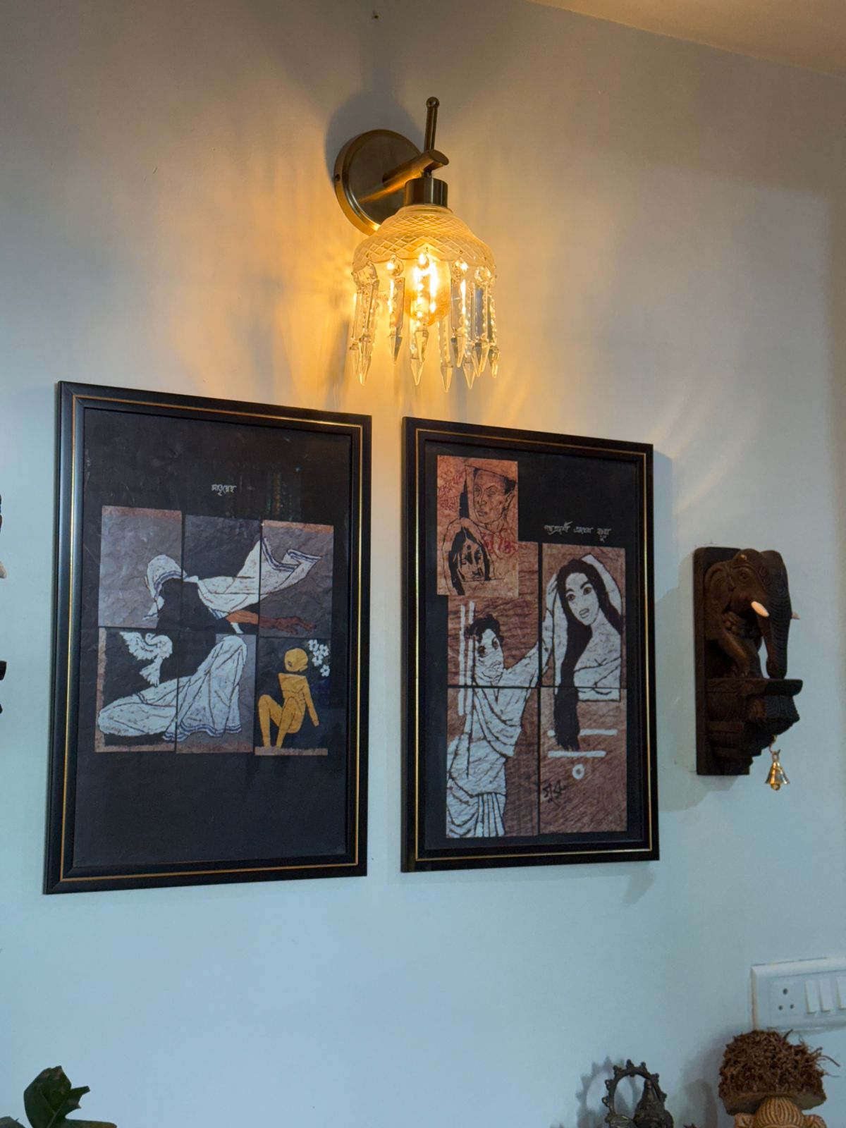 Heritage Hanging & Wall Lighting Installation — Lucknow Private Residence · Lucknow, Uttar Pradesh · Samrat Glass Emporium — detail 4
