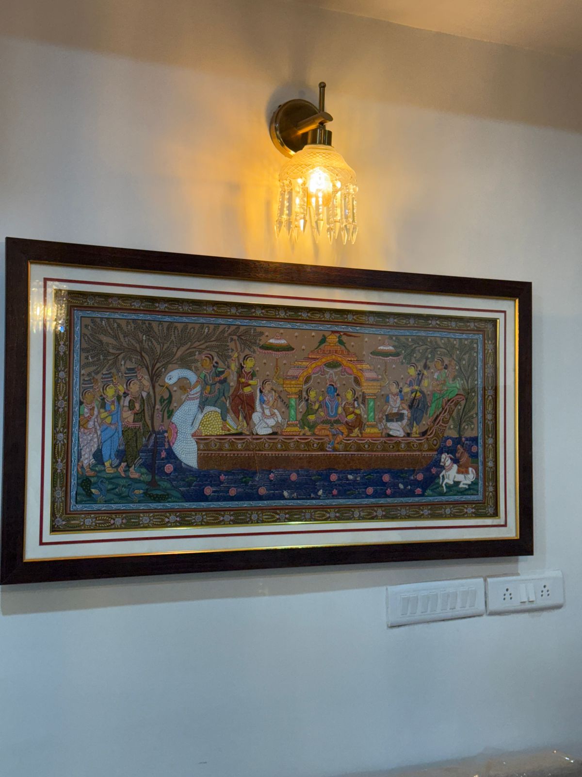 Heritage Hanging & Wall Lighting Installation — Lucknow Private Residence · Lucknow, Uttar Pradesh · Samrat Glass Emporium — detail 3