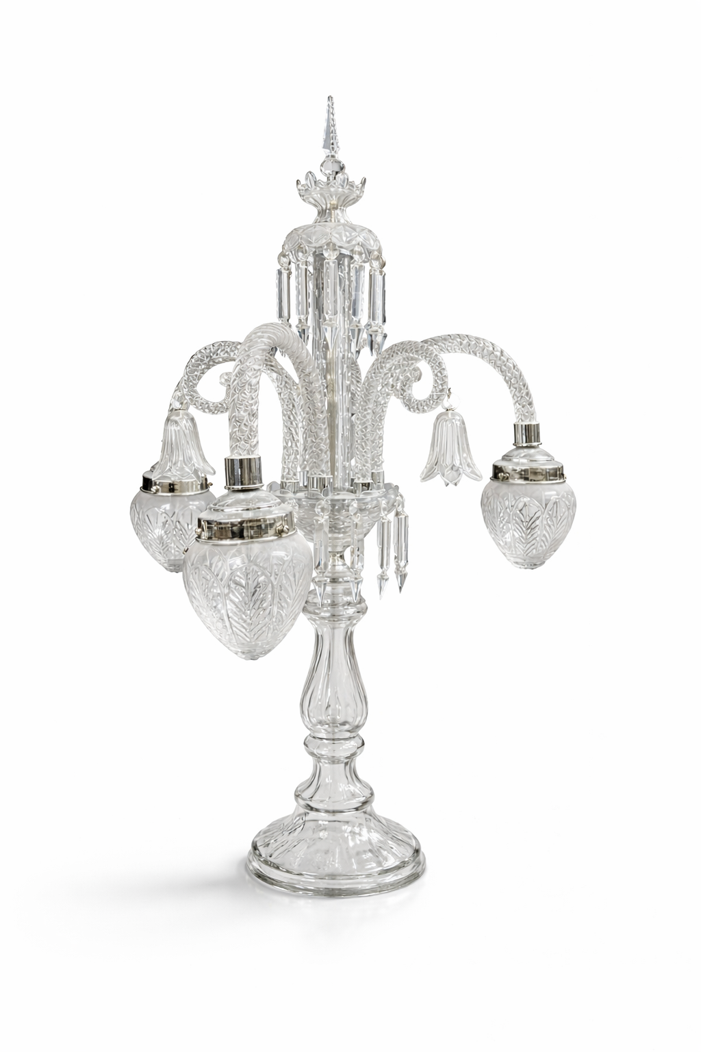 Dilruba Crystal Heart Table Chandelier · SGE-TA-002 · Samrat Glass Emporium — view 2