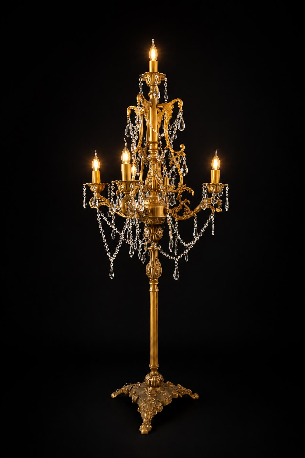 Rajwada Filigree Floor Chandelier