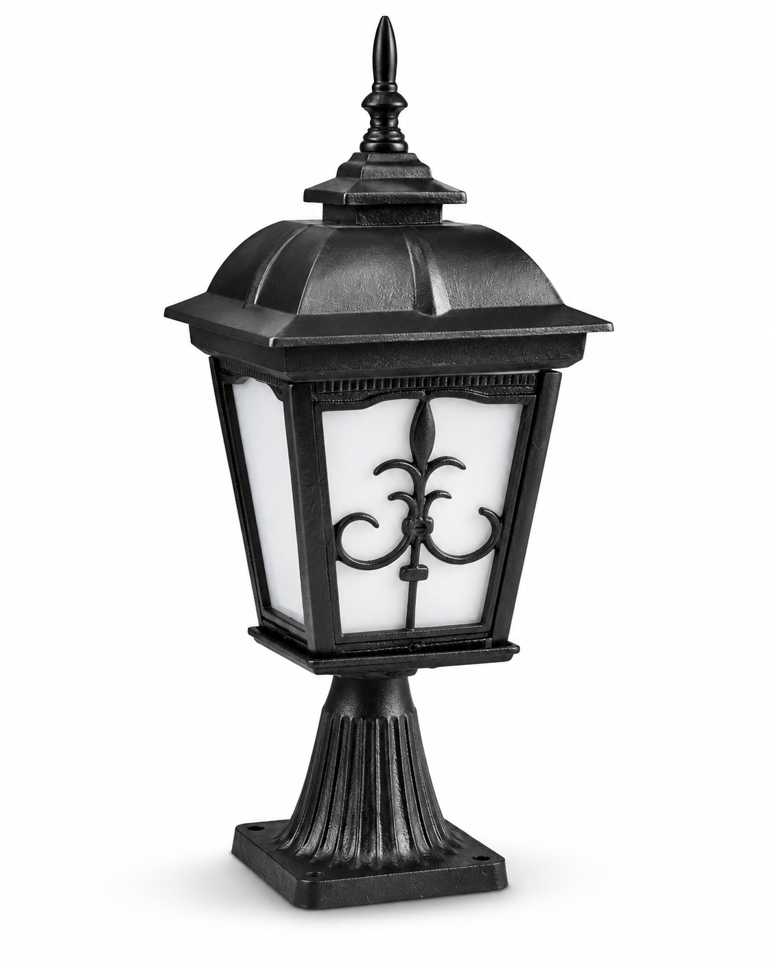 Rajwada Scrollwork Antique-Gold Gate Lantern — Compact Size · Gate Light · SGE-GL-025 · Samrat Glass Emporium — view 2