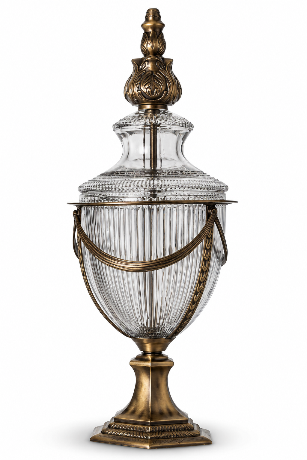 Rajsi Urn Fluted Glass Gate Light · SGE-GL-001 · Samrat Glass Emporium — view 2