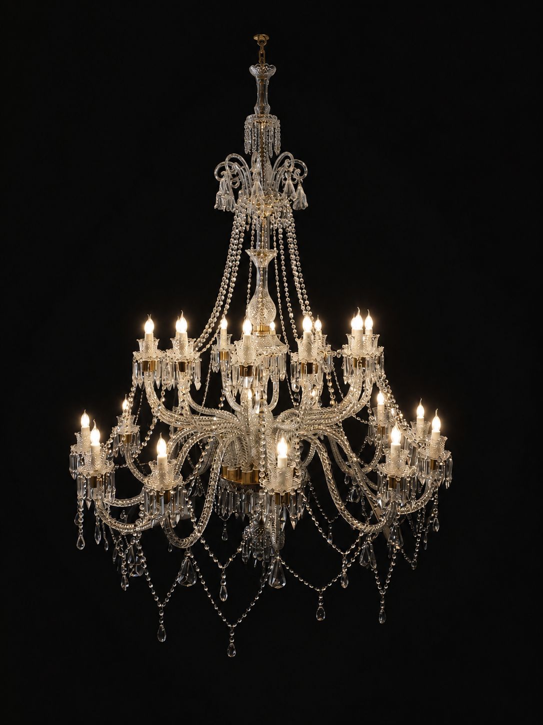 Pearl Draped Chandelier